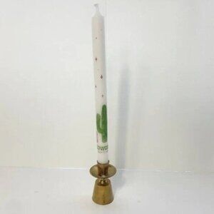 Cowgirls Don’t Cry White Unscented Taper Candles Set Of 4 Made In Portugal